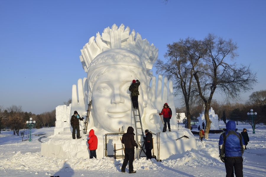 哈尔滨城市雪雕